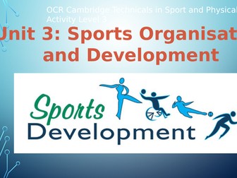 Cambridge Technical Level 3 in Sport and Physical Activity Exam Unit 3 Full Powerpoint Presentations