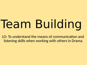 Year 6 taster session Drama workshop