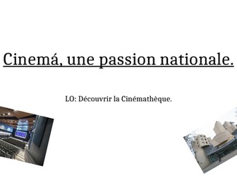 Cinéma une passion nationale - Cinémathèque