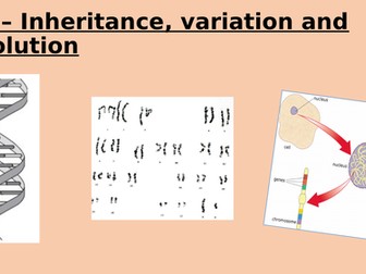 9-1 AQA B6 Inheritance, variation, evolution