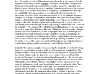 AQA Literature Poetry Example Answer