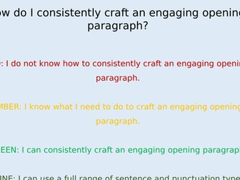 NEW AQA GCSE 5 Creative Writing Lessons Language Paper One Section B Q5