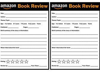 Amazon-Style Book Review Template