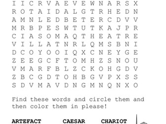The Romans Word Search
