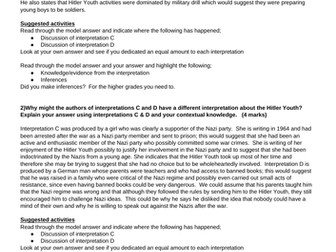 AQA GCSE History - Germany 1890-1945 Walking talking mock