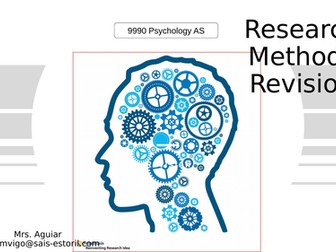 Revision of Research Methods (9990) Psychology