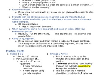 AQA AL Economics Revision