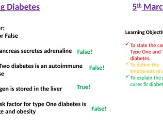 B11.3 Treating Diabetes foundation level