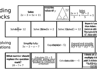 Building Blocks - Solving (Linear) Equations