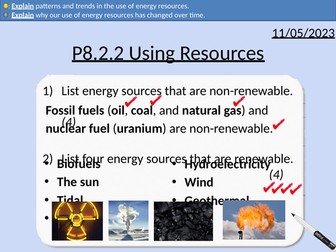 GCSE Physics: Energy Resources