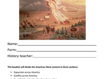 America 1840-1895 AQA Revision booklet for the whole unit.