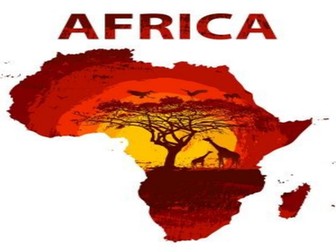 KS3 lesson on Africa. Is  about Africa's location, wealth and challenges, population distribution .