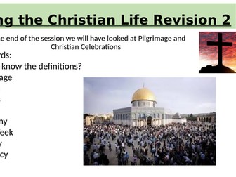 RS EDEXCEL B Living the Christian Life Revision ppts