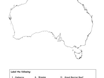** Australia map **