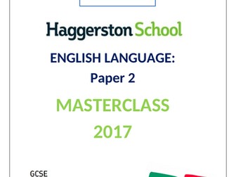 AQA GCSE Language Paper 2 Masterclass Booklet