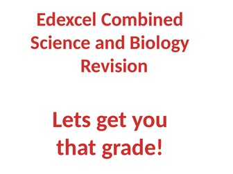 Edexcel Biology Revision CB1/SB1 - CB3/SB3 (combined and triple)