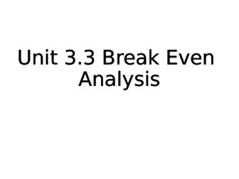 IBDP Business Management - Finance presentations