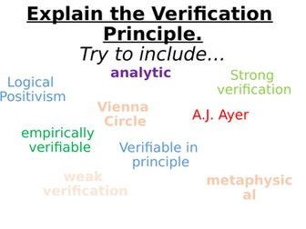 Weaknesses of the Verification Principle