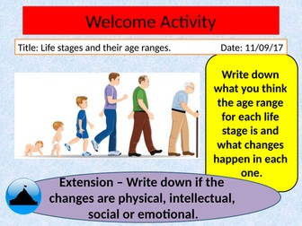 BTEC Tech H&SC - Unit 1 Infancy