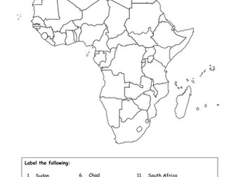 ** Africa map **