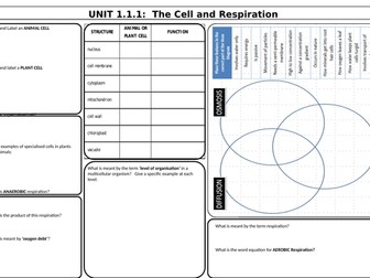 WJEC Double Award Applied Science UNIT 1 Revision Mats