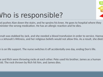 A-Level Law Causation ppt