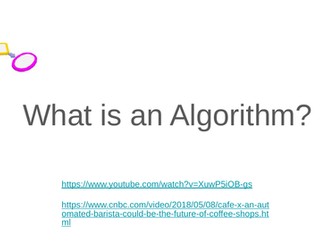 What is an Algorithm Year 7