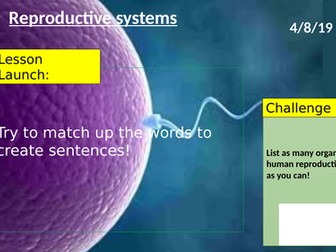 Sexual reproduction WHOLE UNIT - Exploring science (Year 7)