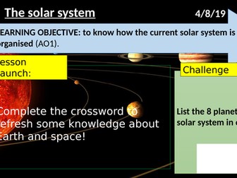 Earth and Space WHOLE UNIT - Exploring science (Year 8)