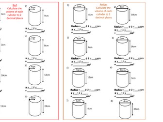 Scaffolded Volume of a Cylinder