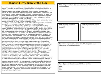 Jekyll and Hyde Revision : Extract Analysis (x3)