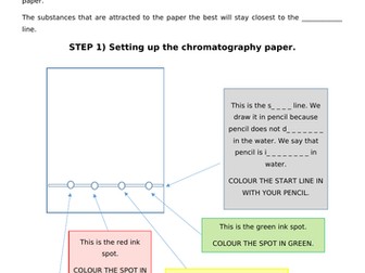 Chromatography for SEN students KS3
