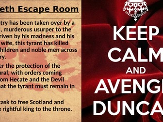 Macbeth Act 5 Escape Room