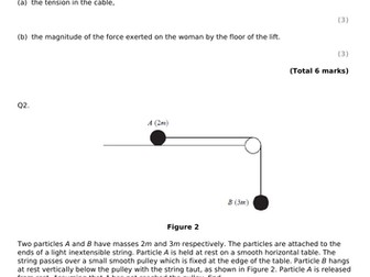 New Spec Mechanics A Level M1M2 Papers