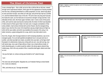 'A Christmas Carol' Extract Analysis - Revising the Christmas Spirits