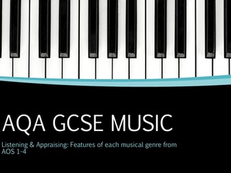 AQA GCSE Music - "Features of Genre" Revision Guide