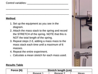 AQA GCSE Physics Elastic Potential Energy