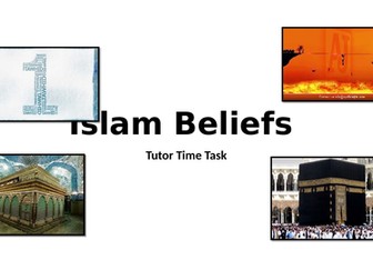 Revision task for AQA Religious Studies A G.C.S.E Islam Beliefs
