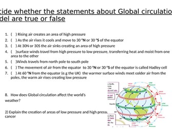 AQA Geography GCSE - Unit 1 Hazards and Climate Change