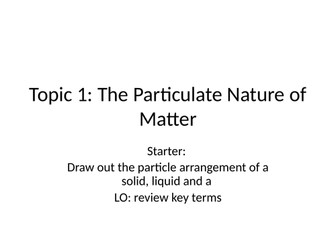 iGCSE Chemistry Summary of All Topics