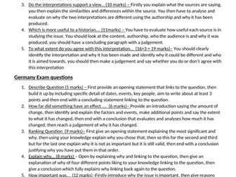 GCSE History Eduqas exam advice (new specification)