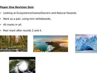 AQA GCSE Geography Paper 1 Revision Quiz