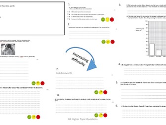 Edexcel Combined Science (9-1) Biology Paper 1 Exam Questions