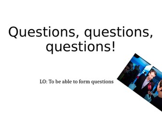 Questions, questions, questions!