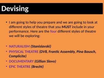 Devising Complete SOW