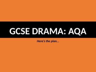 Devising - Coursework [AQA]