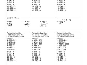 Formal method- Mixed operation calculations