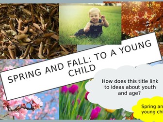 Spring and Fall To a Young Child Gerald Manley Hopkins