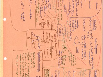 A-Level Statistics - on a page