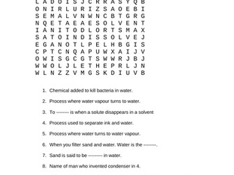 KS3 Science wordsearches